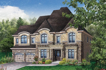 The Windsor new home model plan at the Vales of Humber (Mk) by Mosaik Homes in Brampton