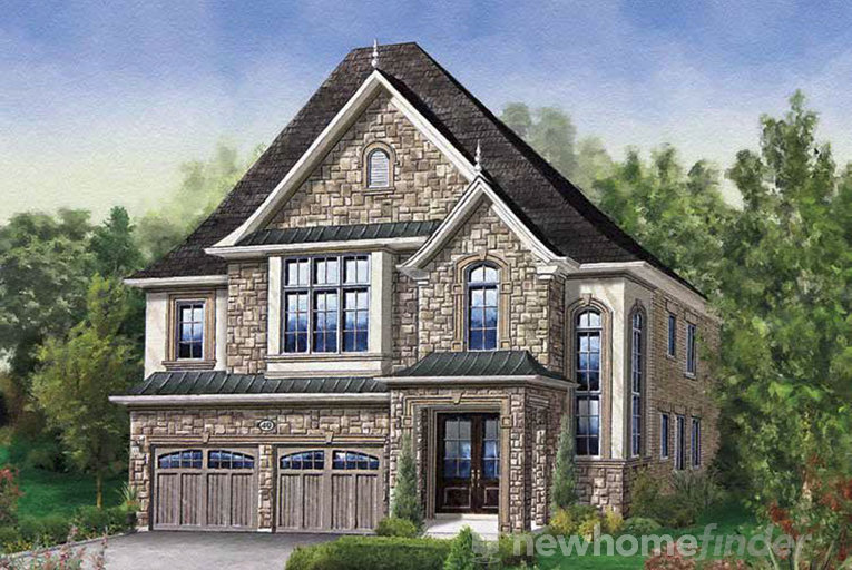 Grenoble floor plan at Thornbury Woods by Mosaik Homes in Maple, Ontario