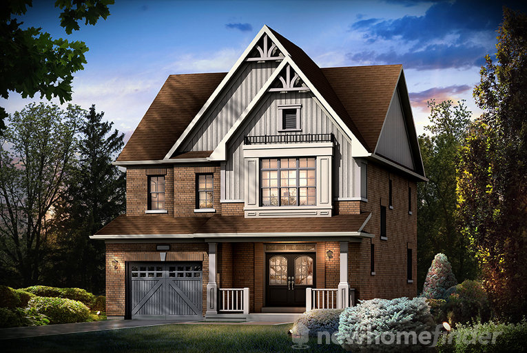 Berkshire floor plan at Sharon Village (Mk) by Mosaik Homes in East Gwillimbury, Ontario