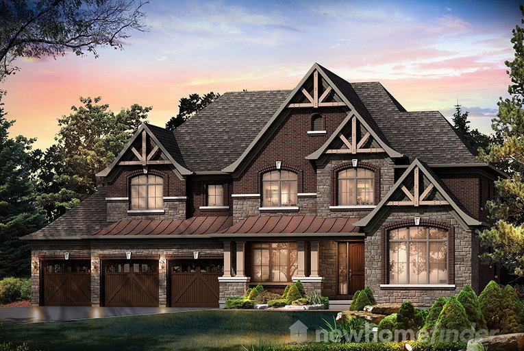 Nottingham floor plan at Sharon Village (Mk) by Mosaik Homes in East Gwillimbury, Ontario