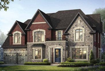 The Greenbriar new home model plan at the Vales of the Humber (Av) by Avalee in Brampton