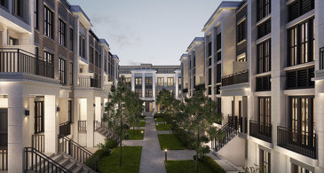 The Terrace Flats new home model plan at the The Reserve by Queenscorp in Mineola