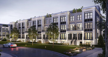 The Urban Towns new home model plan at the The Reserve by Queenscorp in Mineola