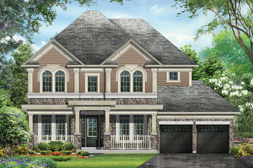 The Philip new home model plan at the Kleinburg Crown Estates (Ca) by Caliber Homes in Kleinburg