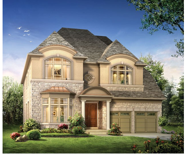 The Carmichael new home model plan at the Kleinburg Hills by CountryWide Homes in Kleinburg