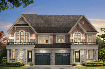 The Britten new home model plan at the Encore2 by Gold Park Homes in Brampton