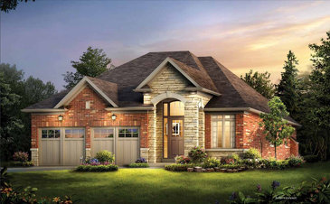 The Elmwood new home model plan at the Riverwalk by Gold Park Homes in Angus