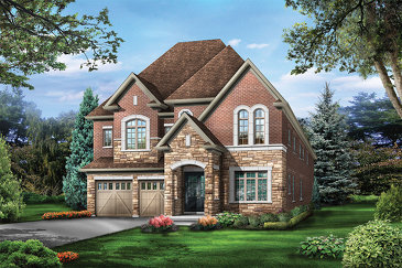 The Emerald new home model plan at the The Estates of Emerald Woods by Regal Crest Homes in Brampton