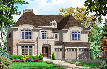 The Stratford new home model plan at the Riverwalk (HH) by Highcastle Homes in Castlemore