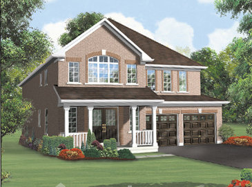 The Spring 5 E4 new home model plan at the Wellington Crowne by Springtown Homes in Brampton