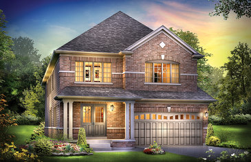 The Glacier new home model plan at the Edgewood Greens by Flato Developments in Dundalk