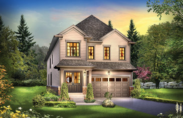 The Logan new home model plan at the Edgewood Greens by Flato Developments in Dundalk