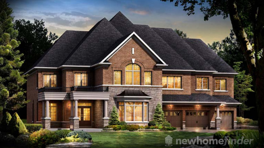 Spruce floor plan at Vales of Humber (RB) by Red Berry Homes in Brampton, Ontario