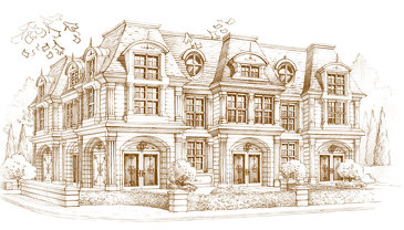 The Chaumont new home model plan at the Mont Palais by Hush Homes in Mississauga