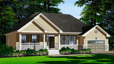 The Apollo new home model plan at the White Tail Ridge by Phoenix Homes in Almonte