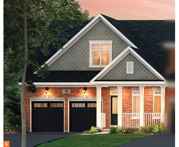 The Breeze new home model plan at the Trillium Forest by Zancor Homes in Wasaga Beach