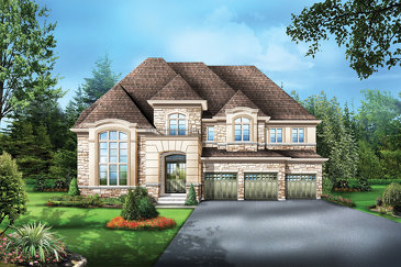 The Valley 2 new home model plan at the Mountainview Heights by Starlane Home Corporation in Waterdown