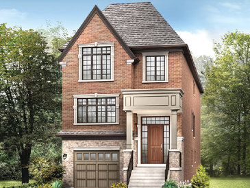 The Fitzgerald new home model plan at the Glen Agar by Minto Communities in Etobicoke