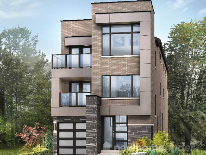 Fitzsimmon floor plan at Glen Agar by Minto Communities in Etobicoke, Ontario