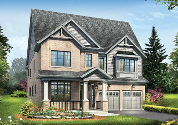 The Wentworth new home model plan at the Ivy Ridge by Minto Communities in Whitby