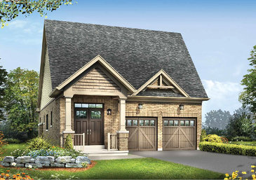 The Brookside new home model plan at the Ivy Ridge by Minto Communities in Whitby