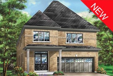 The Woodview new home model plan at the Cobblestones South by Fieldgate Homes in Brampton