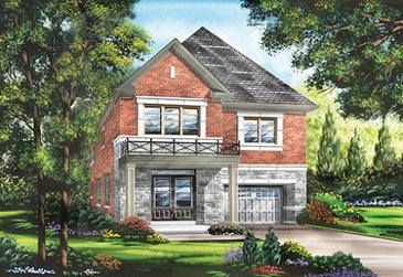 The Birkdale new home model plan at the Whitby Meadows by Fieldgate Homes in Whitby