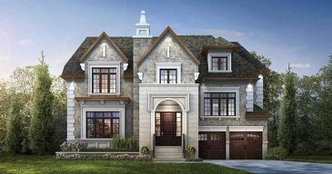 The Yale new home model plan at the Ivy Hall Estates by CountryWide Homes in Toronto