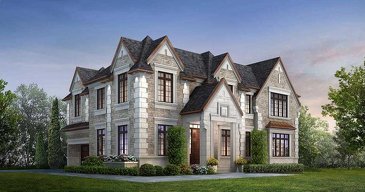 The Stanford new home model plan at the Ivy Hall Estates by CountryWide Homes in Toronto