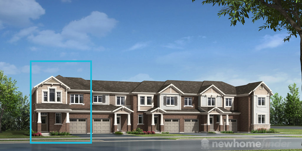 MacFarlane End floor plan at Hawthorne South Village by Mattamy Homes in Milton, Ontario