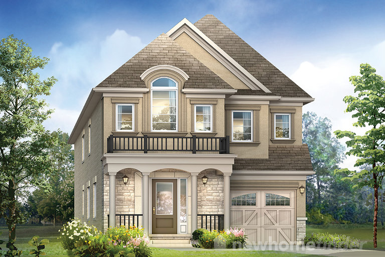 Waterford 1 floor plan at Queen's Common (Ma) by Mattamy Homes in Pickering, Ontario