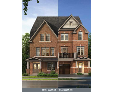 The Davenport new home model plan at the Beechwood by Paradise Developments in Brampton