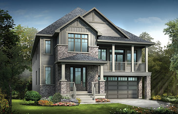 The Noble new home model plan at the Mahogany by Minto Communities in Manotick