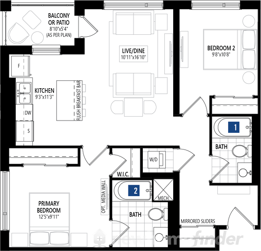 Npc3 Corner floor plan at Views on the Preserve by Mattamy Homes in Oakville, Ontario