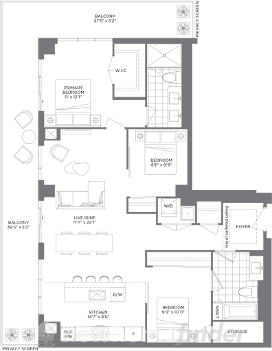 Aqua floor plan at Vita on the Lake by Mattamy Homes in Toronto, Ontario