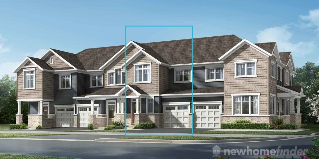 360 terrasse Crossway terrace floor plan at Connections in Kanata by Mattamy Homes in Stittsville, Ontario