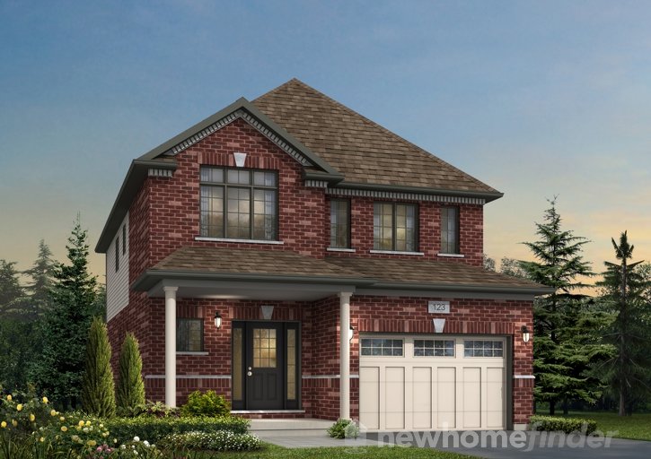 Oxford 34 IV B floor plan at Wallaceton by Fusion Homes in Kitchener, Ontario