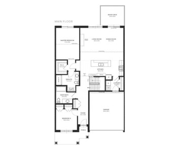 The Sheffield #1 new home model plan at the Fox Court by Auburn Homes in London