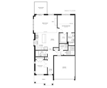 The Sterling new home model plan at the Fox Court by Auburn Homes in London