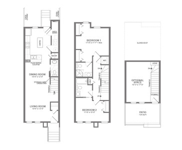 The Prima new home model plan at the Zen Sequel by Avalon Master Builder in Calgary