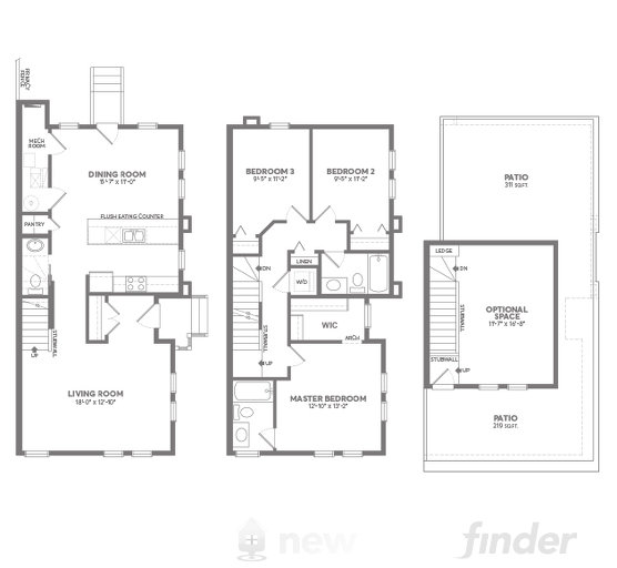 Empire floor plan at Zen Sequel by Avalon Master Builder in Calgary, Alberta