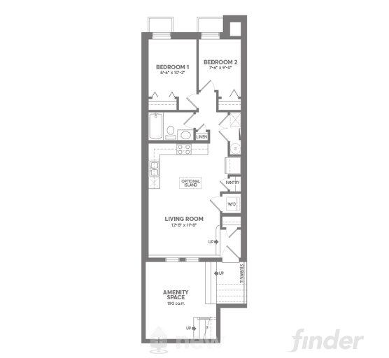 Bramley floor plan at Zen Sequel by Avalon Master Builder in Calgary, Alberta