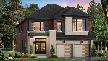 The Barossa 21 new home model plan at the Green Valley East by Bayview Wellington Homes in Bradford West Gwillimbury