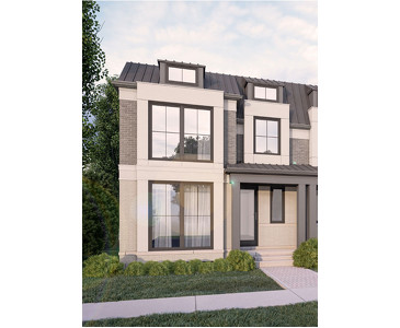 The Ruby new home model plan at the Lorne Park Place by Cachet Estate Homes in Mississauga