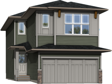 The Lakewood new home model plan at the Fireside by Calbridge in Cochrane