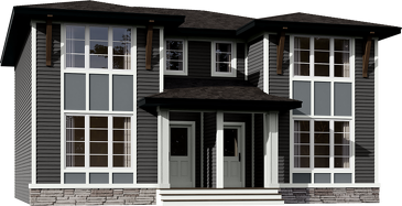 The Onyx new home model plan at the Fireside by Calbridge in Cochrane