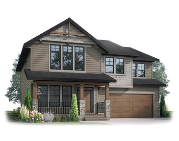 The Hansen new home model plan at the Alpine Park (CH) by Cardel Homes in Calgary