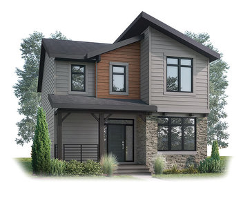 The Logan new home model plan at the Alpine Park (CH) by Cardel Homes in Calgary