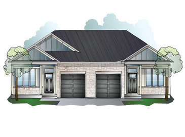 The Bryant new home model plan at the Miller's Crossing by Cardel Homes in Ottawa