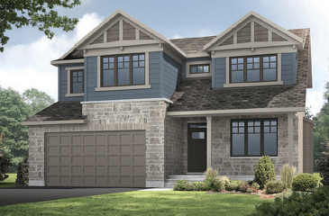 The Harrison new home model plan at the Blackstone by Cardel Homes in Kanata